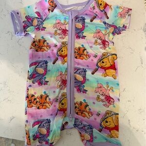 Colorful Bamboo Winnie the Pooh Baby Onesie